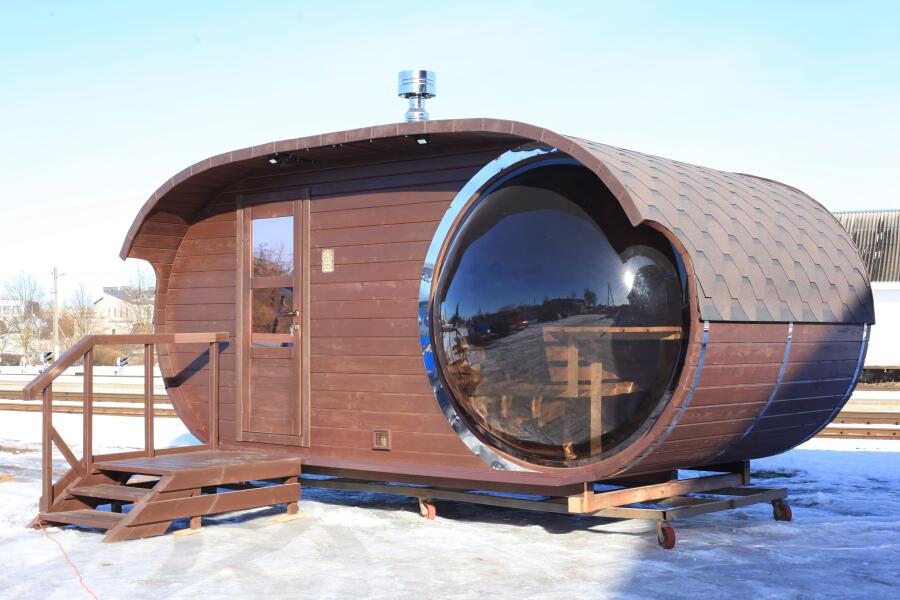 Баня овальная Батискаф 3х5 м , фото 10