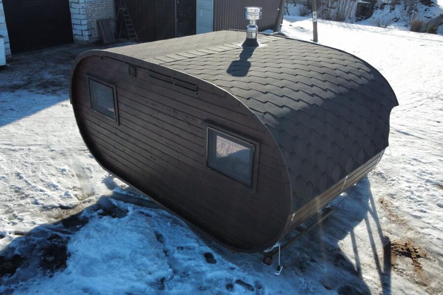 Баня овальная Батискаф 3х5 м , фото 12