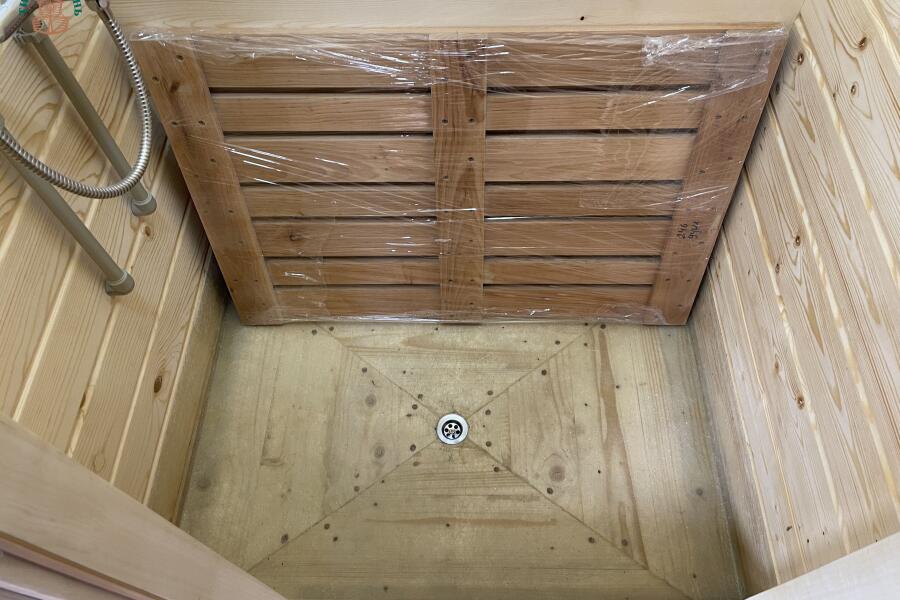 Баня Парус 6 м, 2 отд, боковой вход, со спальным местом и душевой, топка внутри, фото 9