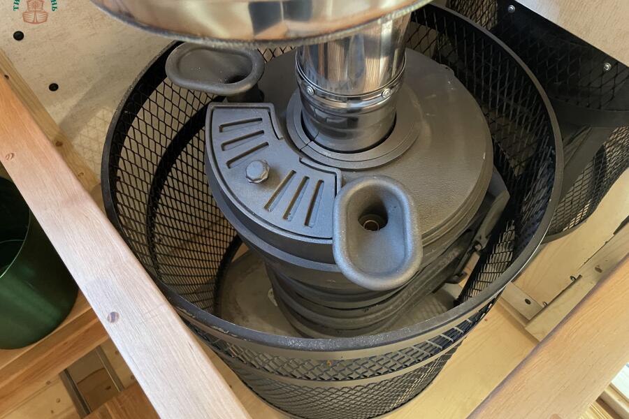 Баня Парус 6 м, 2 отд, боковой вход, со спальным местом и душевой, топка внутри, фото 15