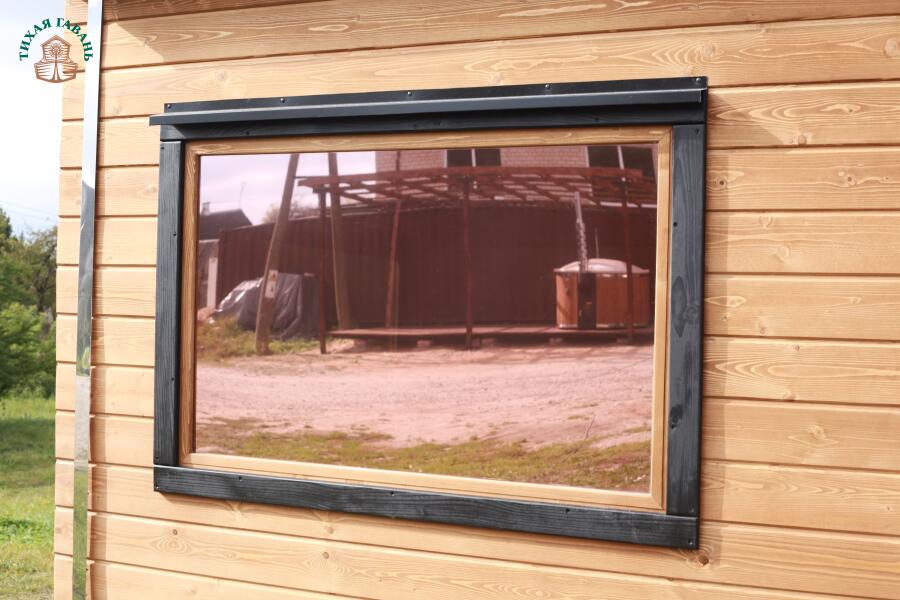 Баня Парус 6 м, 2 отд, боковой вход, со спальным местом и душевой, топка внутри, фото 21