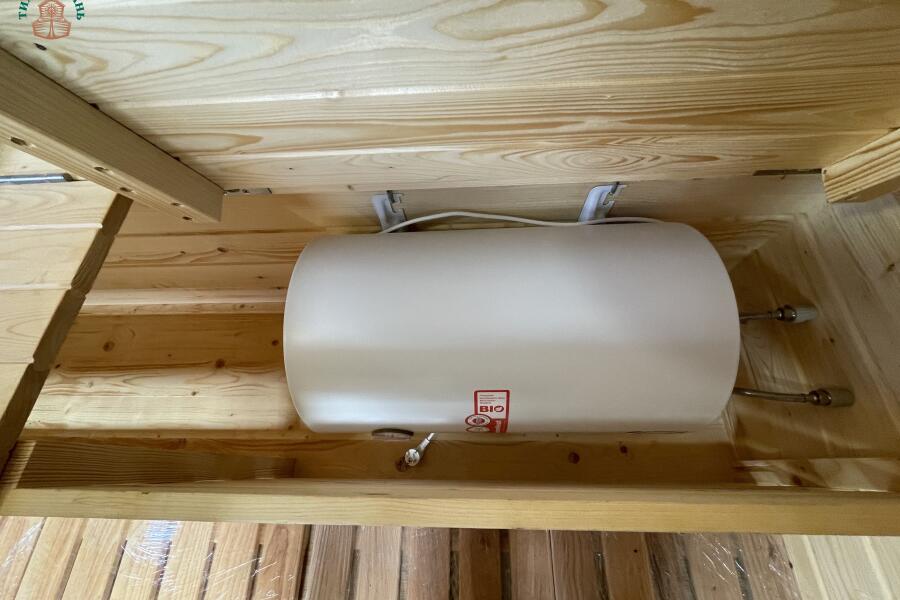 Парус 6 м, 2 отделения, с душевой, боковой вход, топка внутри, фото 16