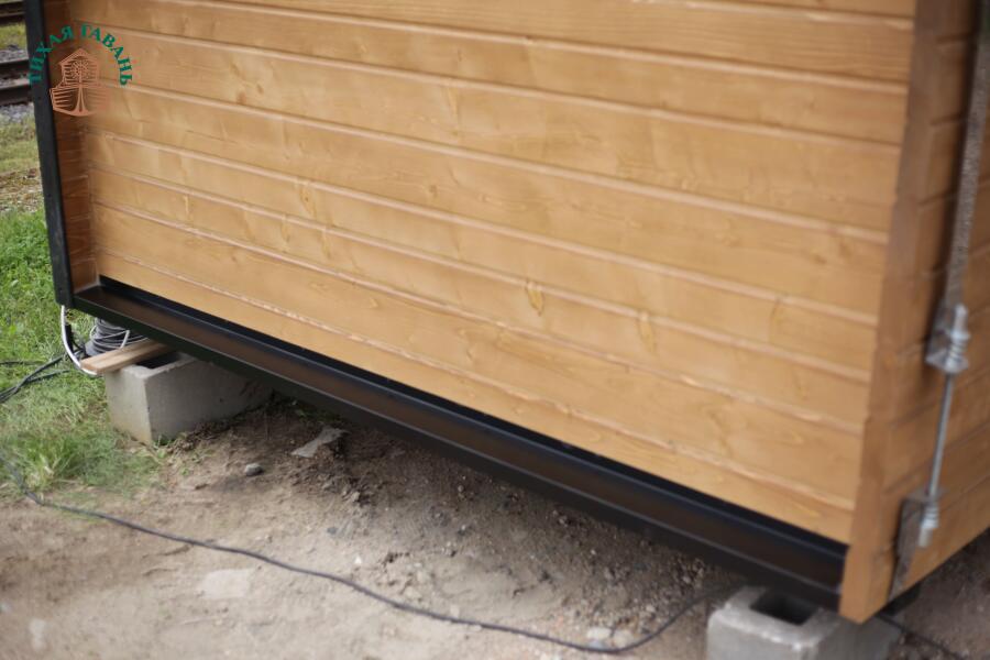 Баня Парус 6 м, 2 отделения, с душевой, боковой вход, фото 5