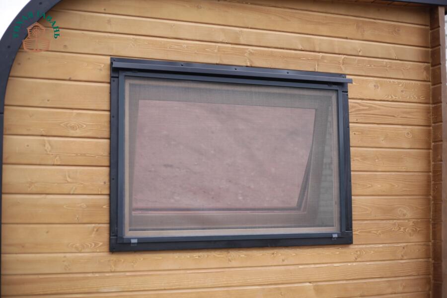 Баня Парус 6 м, 2 отделения, с душевой, боковой вход, фото 7