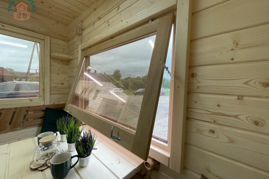 Баня Парус 6 м, 2 отделения, с душевой, боковой вход, фото 14