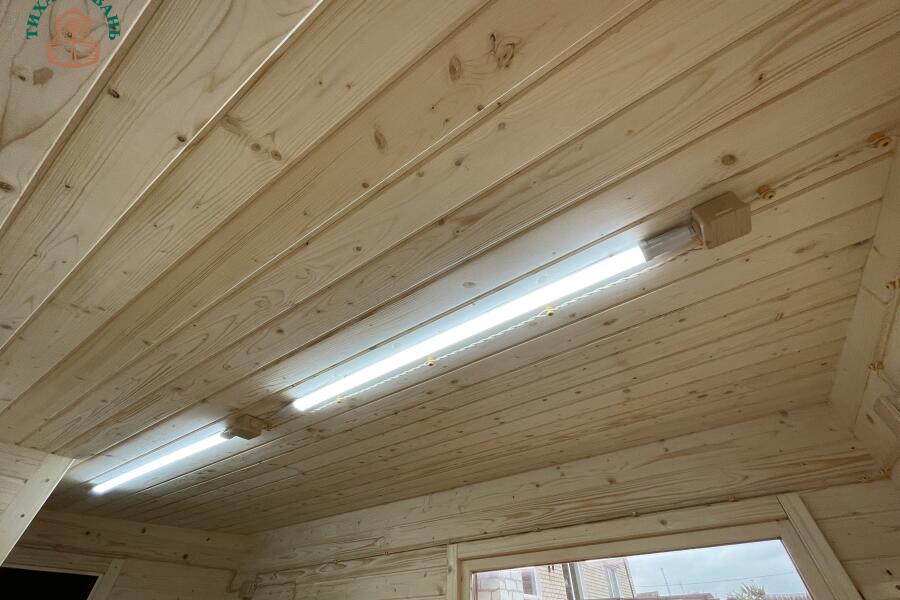 Баня Парус 6 м, 2 отделения, с душевой, боковой вход, фото 15