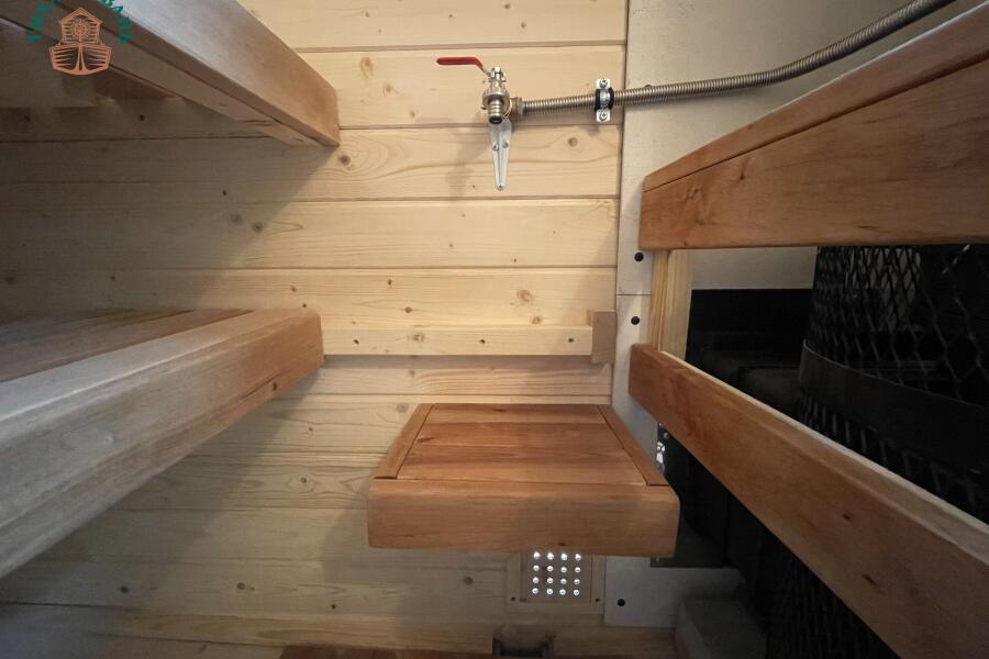 Баня Парус 6 м, 2 отделения, с душевой, боковой вход, фото 24