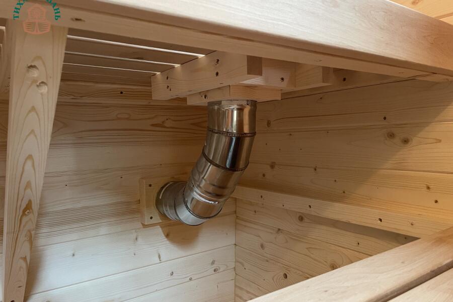 Баня Парус 6 м, 2 отделения, с душевой, боковой вход, фото 26