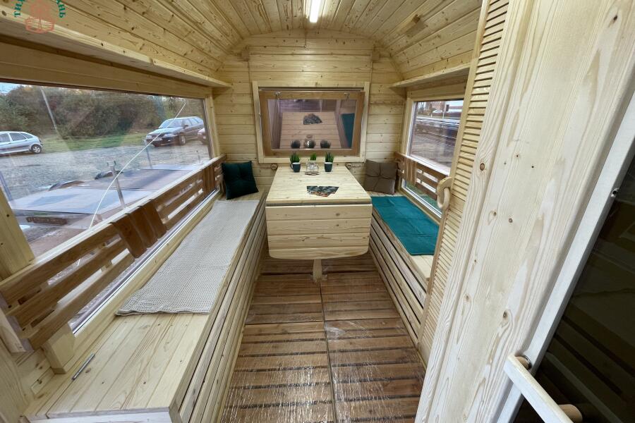 Баня Квадро-Хаус 6 м, 2 отд, боковой вход, с душевой и подсветкой в парной, фото 13