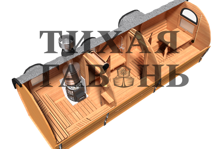 Баня сундук 6 м, 3 комнаты , фото 3