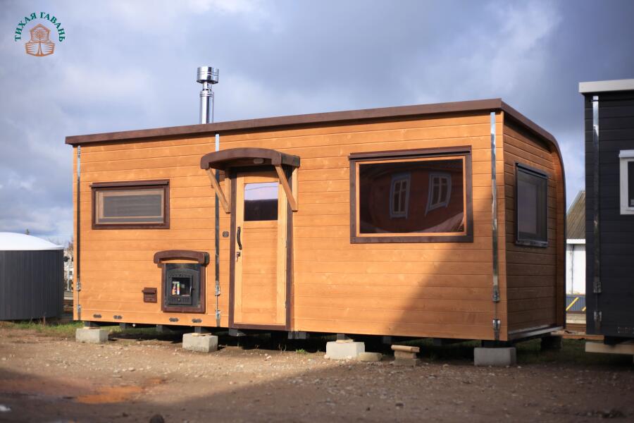 Баня Парус 6 метров с летним душем , фото 2