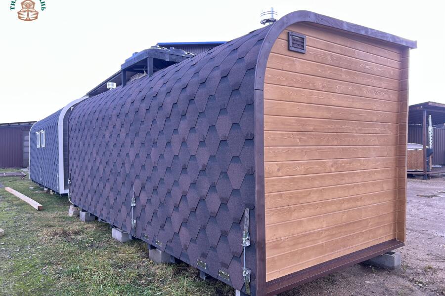 Баня Парус 6 метров с летним душем , фото 3