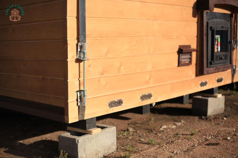 Баня Парус 6 метров с летним душем , фото 4