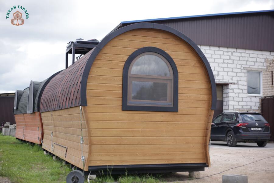 Баня Сундук Премиум 6 м, 2 отделения, боковой вход, с душевой и системой АвтоПар, фото 3