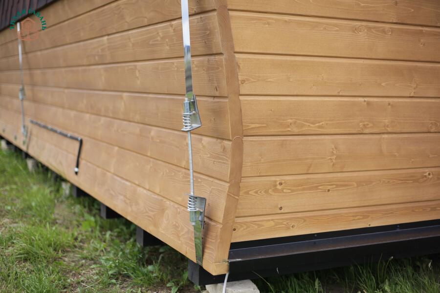 Баня Сундук Премиум 6 м, 2 отделения, боковой вход, с душевой и системой АвтоПар, фото 7