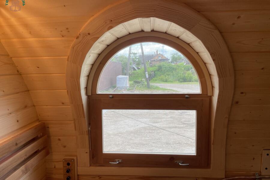 Баня Сундук Премиум 6 м, 2 отделения, боковой вход, с душевой и системой АвтоПар, фото 22