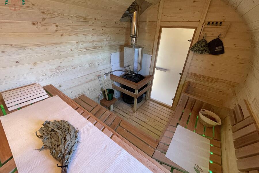 Баня Сундук Премиум Стандарт-Плюс 6 м, 2 отделения, боковой вход, фото 21