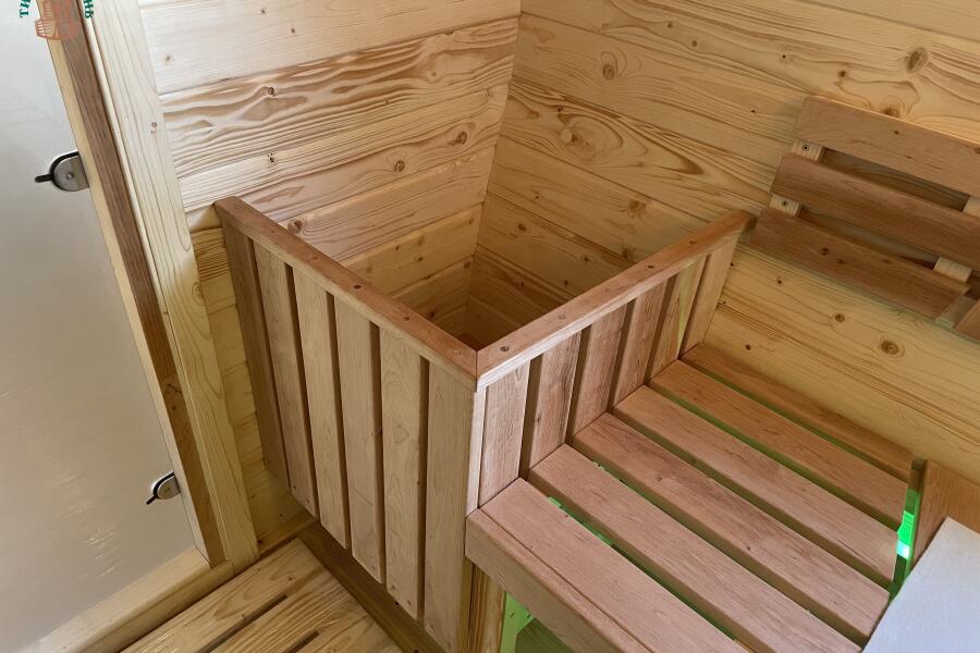 Баня Сундук Премиум Стандарт-Плюс 6 м, 2 отделения, боковой вход, фото 25