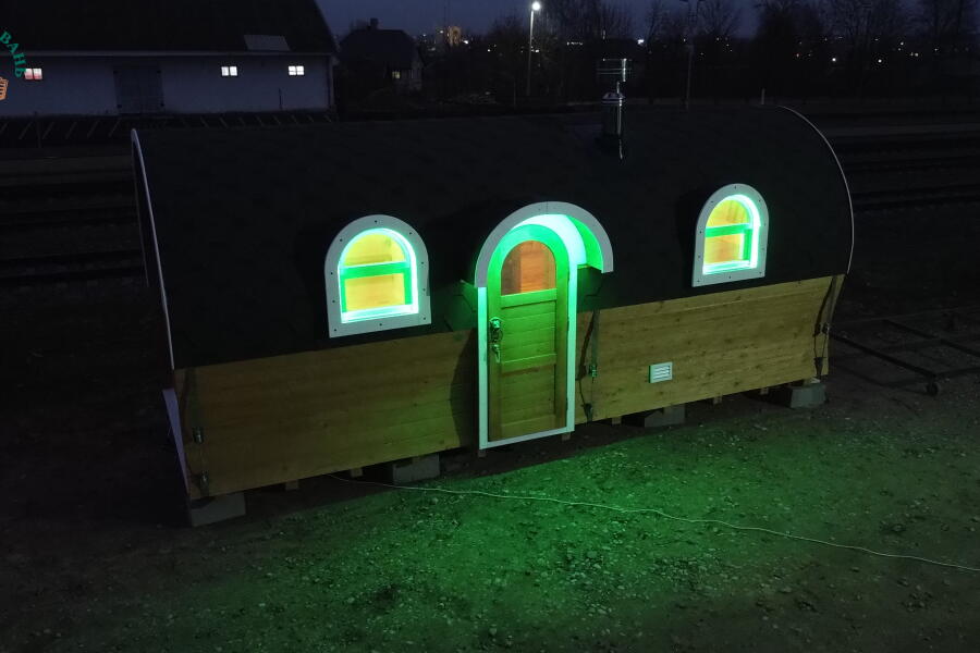 Баня Сундук 6 м, 2 отделения, с подсветкой и душевой, фото 5