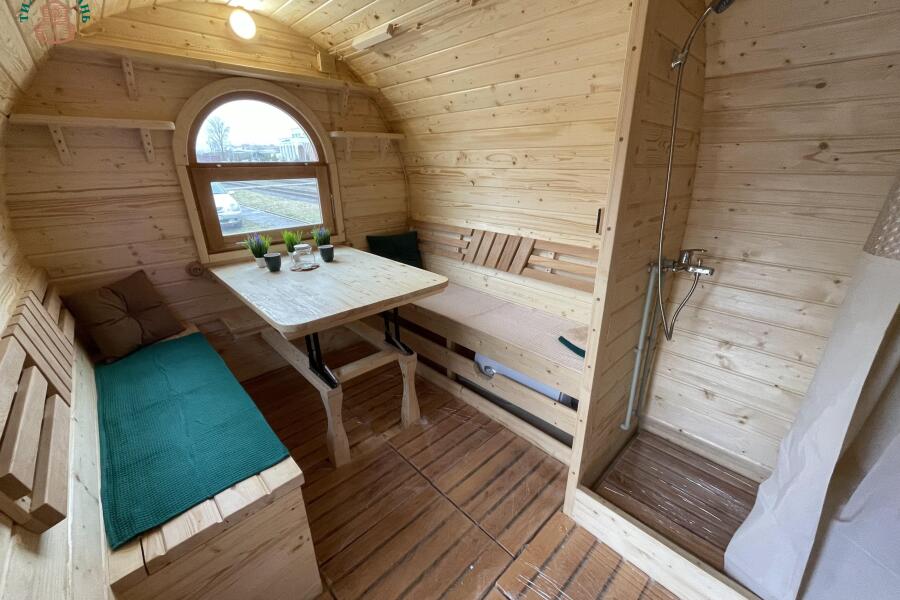 Баня Сундук 6 м, 2 отделения, с подсветкой и душевой, фото 10