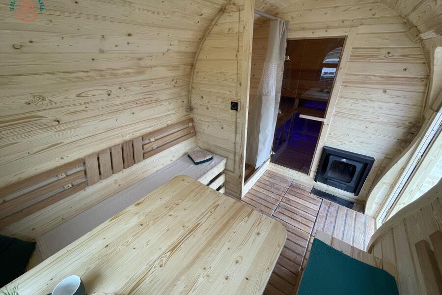 Баня Сундук 6 м, 2 отделения, с подсветкой и душевой, фото 11