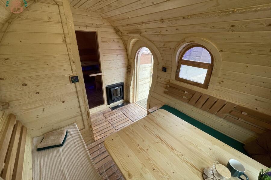 Баня Сундук 6 м, 2 отделения, с подсветкой и душевой, фото 12