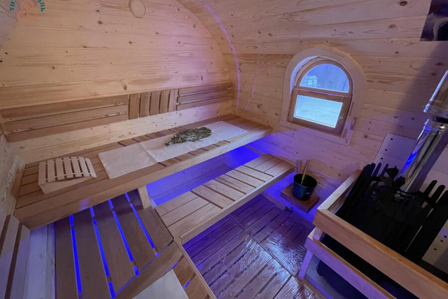 Баня Сундук 6 м, 2 отделения, с подсветкой и душевой, фото 17