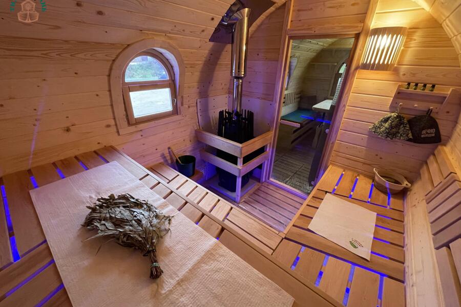 Баня Сундук 6 м, 2 отделения, с подсветкой и душевой, фото 18