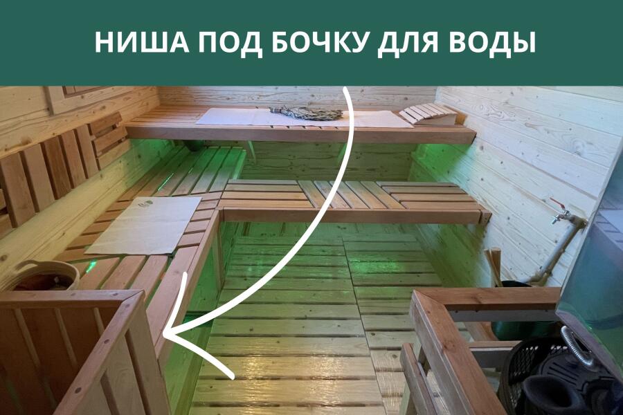 Ниша под бочку для воды, фото 4