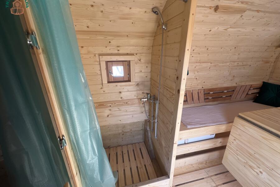 Баня Квадро 6 м, 2 отделения,  с душевой, фото 14