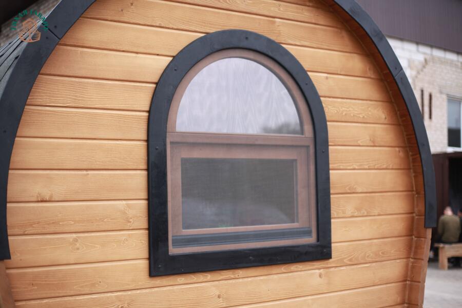 Баня Сундук 5 м, 2 отд, боковой вход, с душевой, топка внутри, фото 5