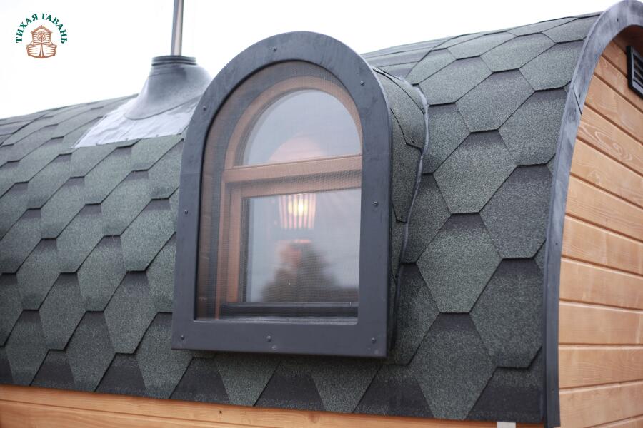 Баня Сундук 5 м, 2 отд, боковой вход, с душевой, топка внутри, фото 6