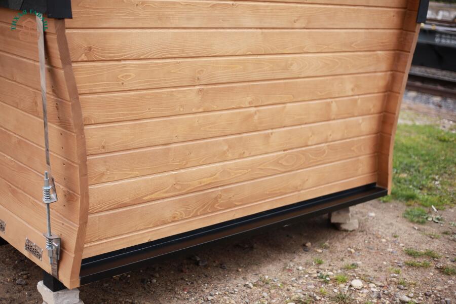 Баня Сундук 5 м, 2 отд, боковой вход, с душевой, топка внутри, фото 7