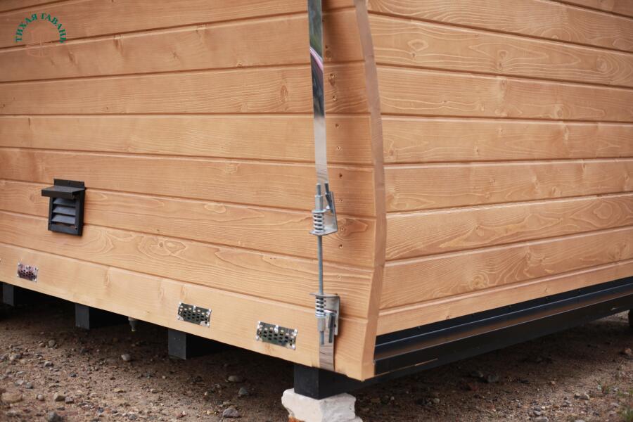 Баня Сундук 5 м, 2 отд, боковой вход, с душевой, топка внутри, фото 8