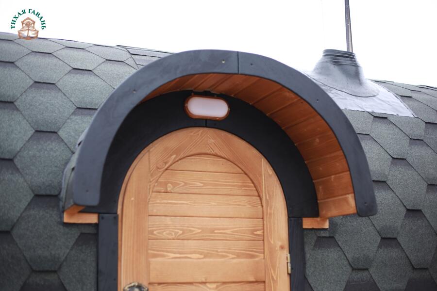 Баня Сундук 5 м, 2 отд, боковой вход, с душевой, топка внутри, фото 9