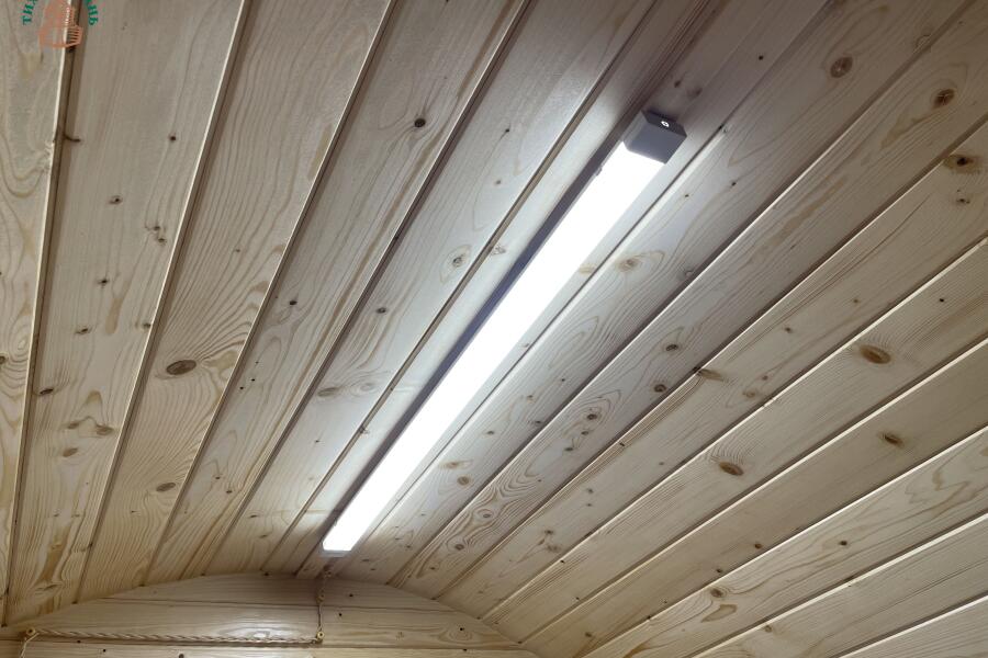 Баня Сундук 5 м, 2 отд, боковой вход, с душевой, топка внутри, фото 18