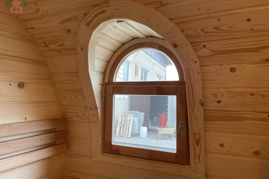 Баня Сундук 5 м, 2 отд, боковой вход, с душевой, топка внутри, фото 24