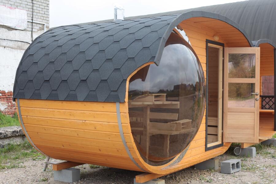 Баня овальная Батискаф 2,4х5 м , фото 4