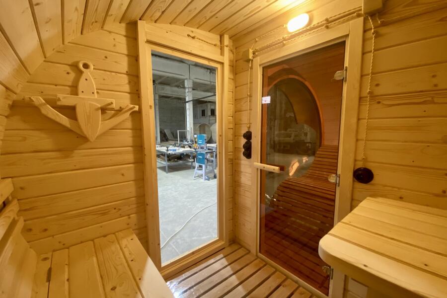 Баня овальная Батискаф 2,4х5 м , фото 7