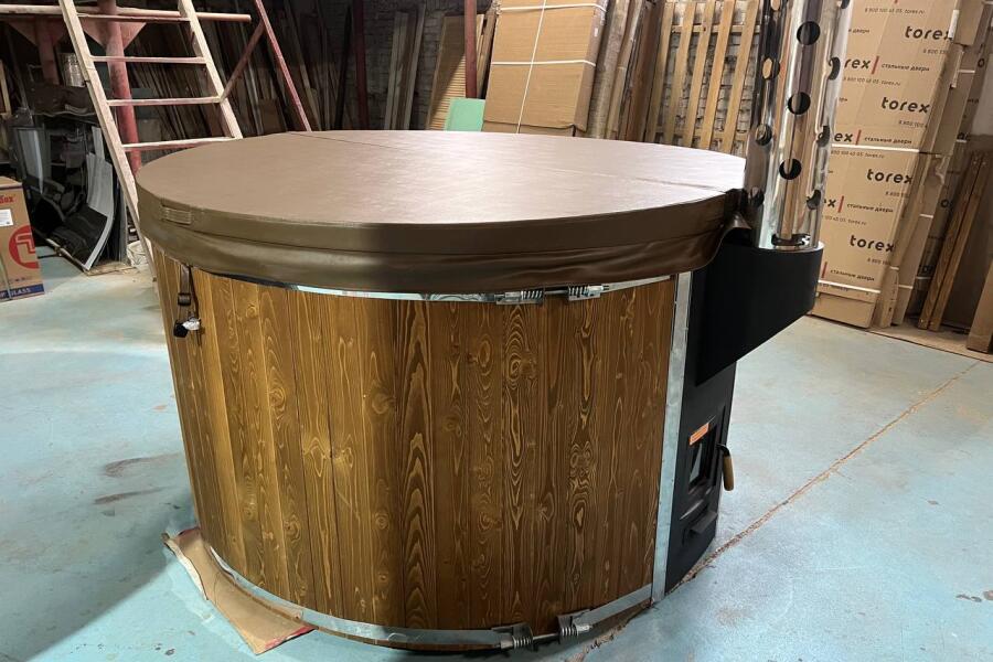 Купель Лагуна 200 c гидромассажем, подсветкой и термокрышкой, фото 3