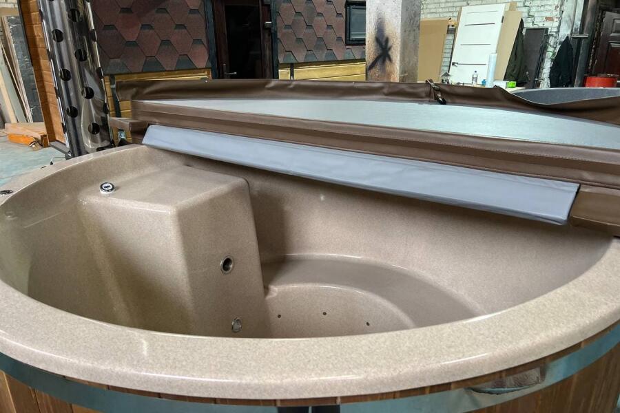 Купель Лагуна 200 c гидромассажем, подсветкой и термокрышкой, фото 5