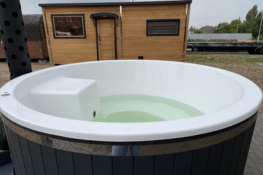 Купель Лагуна 200 c гидромассажем, подсветкой и термокрышкой, фото 7