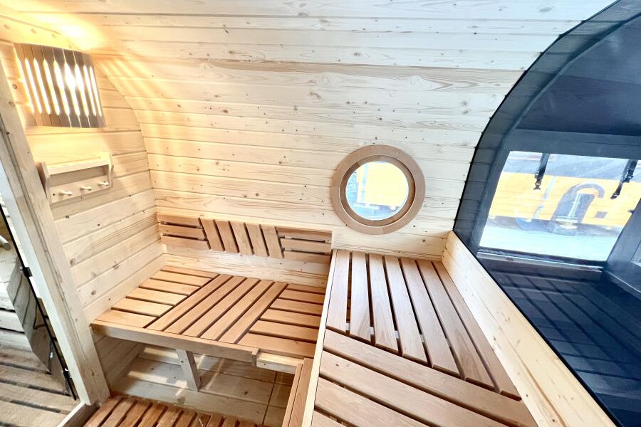 Баня Корабль 2,4*6,8 м, две комнаты, с террасой и полупанорамой, фото 17