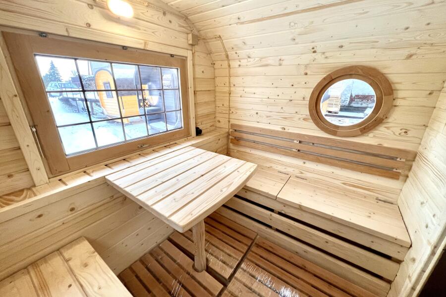 Баня Корабль 2,4*6,8 м, две комнаты, с террасой и полупанорамой, фото 22