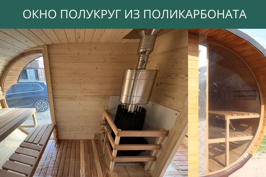 Окно полукруг из поликарбоната, фото 5