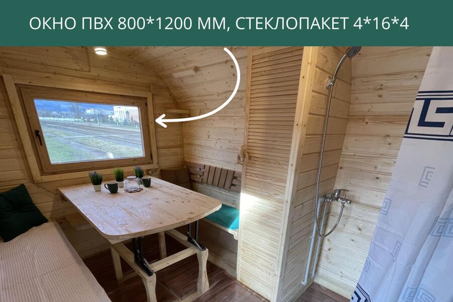 Окно ПВХ 800*1200 мм, стеклопакет 4*16*4, фото 2