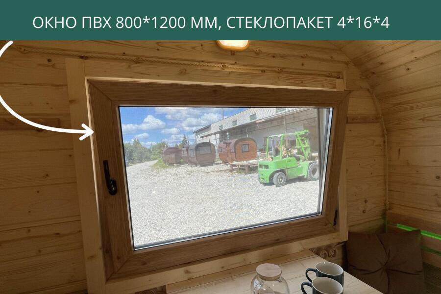 Окно ПВХ 800*1200 мм, стеклопакет 4*16*4, фото 3