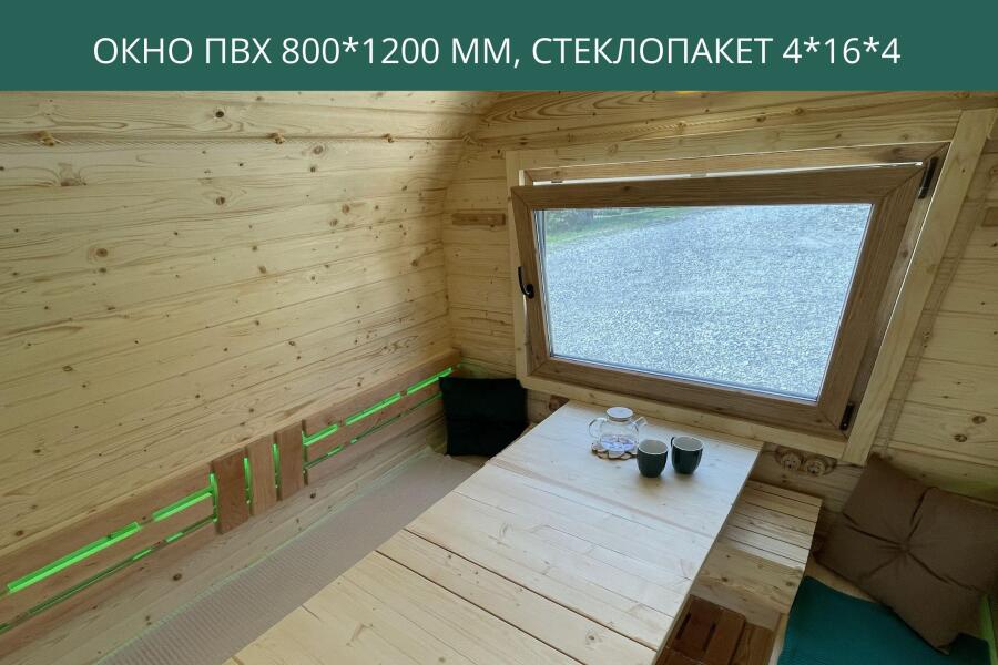 Окно ПВХ 800*1200 мм, стеклопакет 4*16*4, фото 5