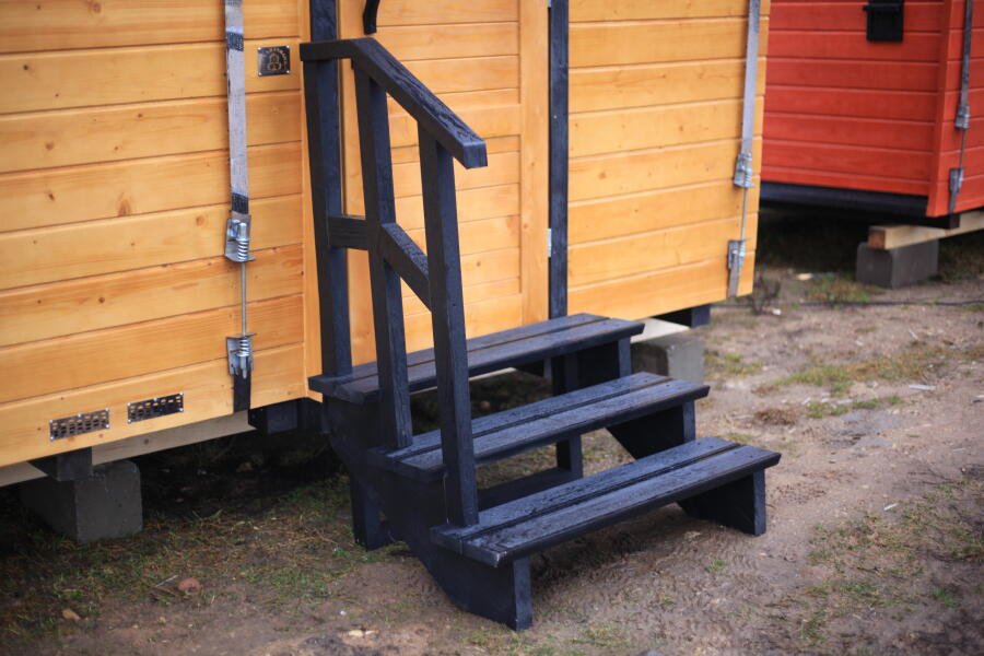 Ступень с перилами, фото 7