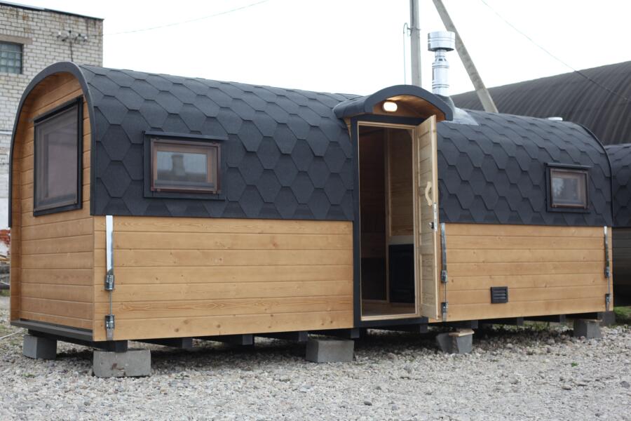 Квадро-Хаус Баня 6 м, 2 отделения. Цвет Walnut, фото 11